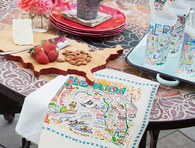 Florida Dish Towel