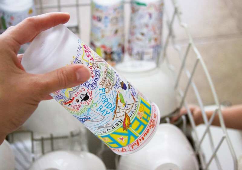 Florida Keys Drinking Glass