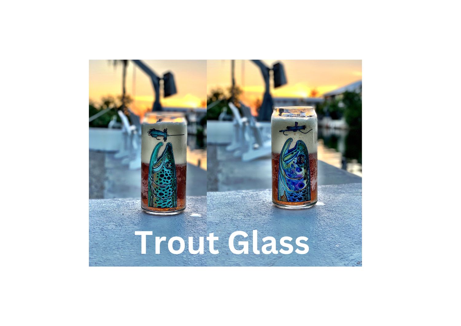 Beer Can Pilsner Glass, Design: Trout Glass