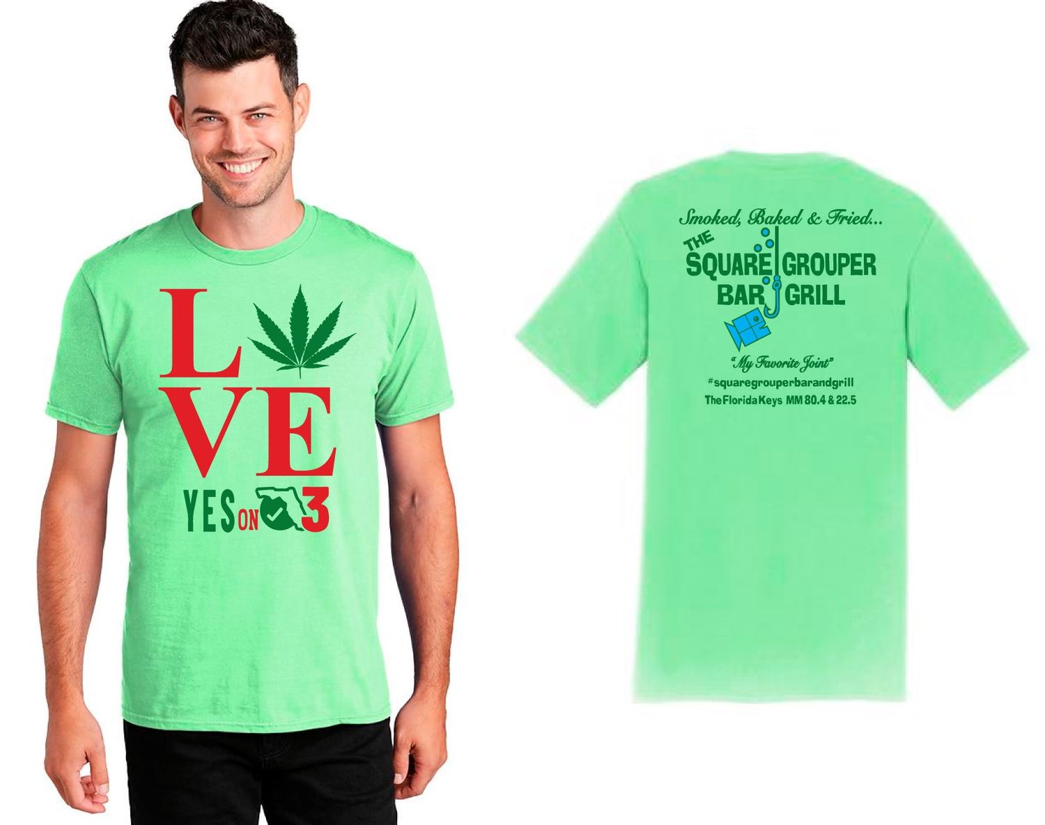 Love Square Grouper, Size: S