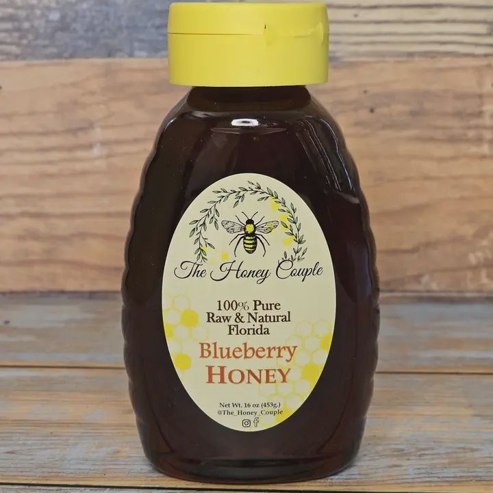 Florida Infused Honey 16oz, Flavor: Blueberry