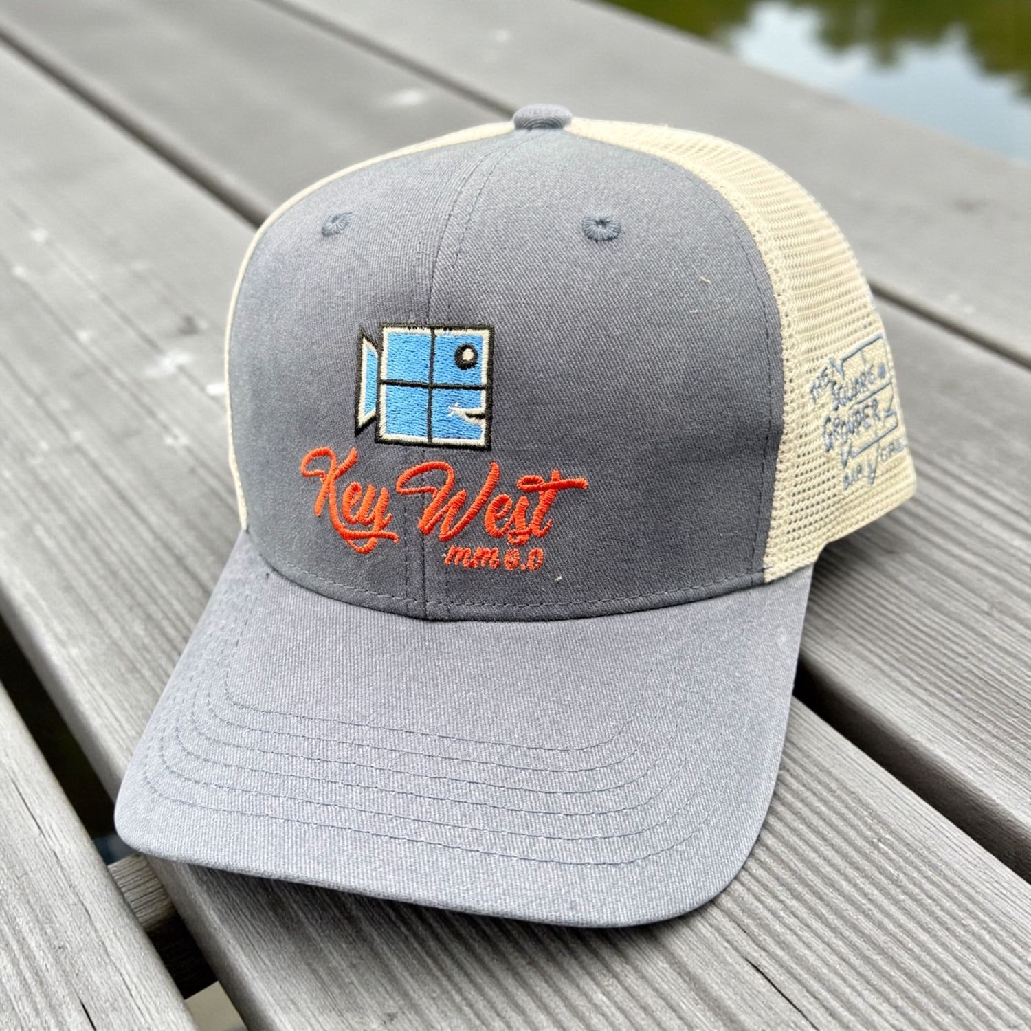 Key West Steel Blue Trucker Hat