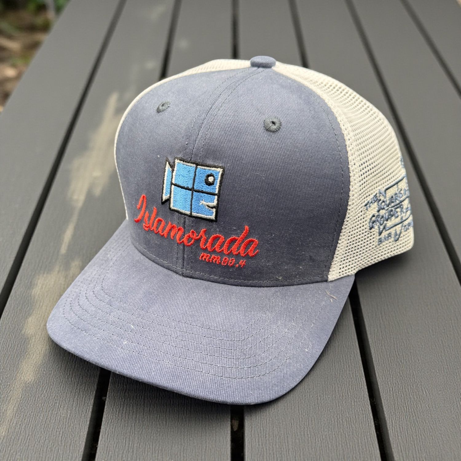 Islamorada Trucker Hat, Colour: Steel Blue