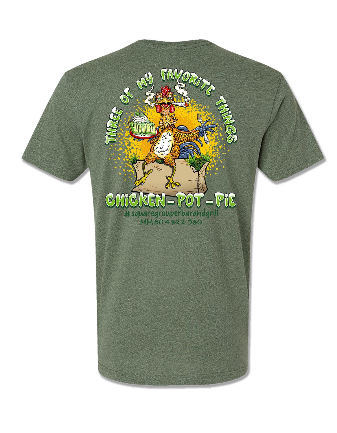 New Chicken Pot Pie, Colour: Bamboo Blackout, Size: S