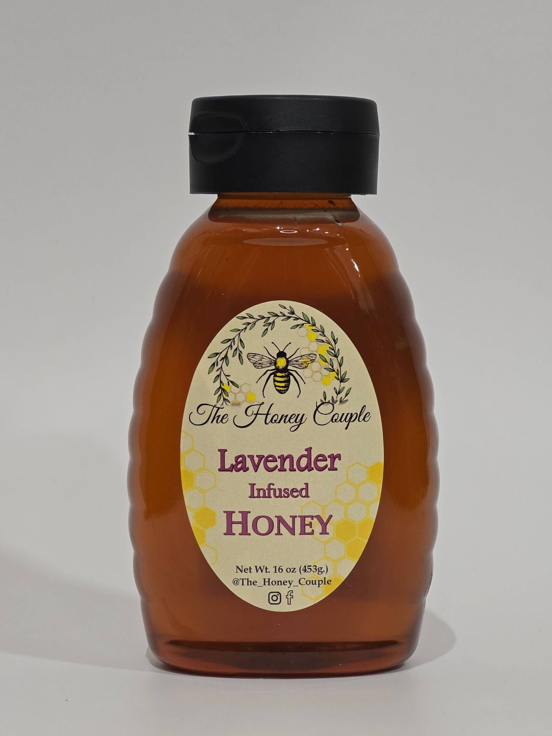 Lavender Infused Honey, Size: 16oz