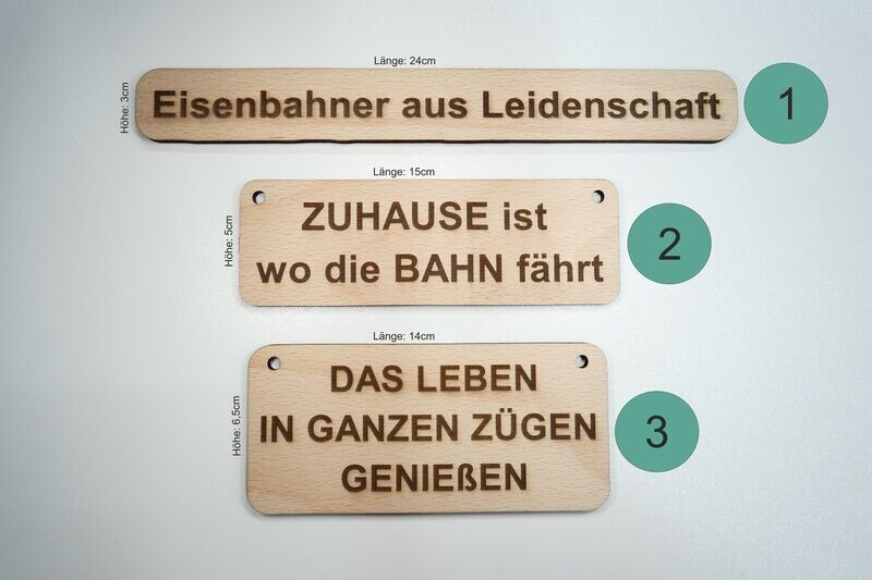 74000 Holzdeko Schild mit verschieden wählbaren Sprüchen graviert 74000 Holzdeko Schild mit verschieden wählbaren Sprüchen graviert