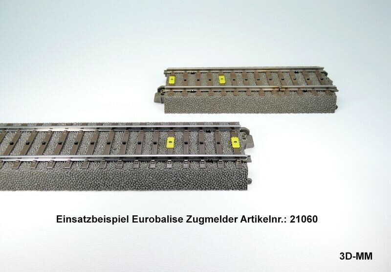 21060 Eurobalise Zugbeeinflussung (gelb) für C-Gleis Standard  Set mit 12 Stück