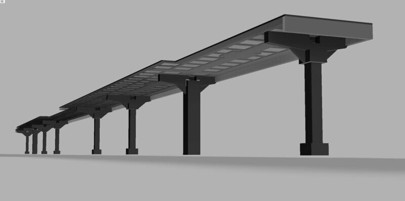 17930 Bahnsteigvordach mit Stützpfeiler für Bahnhof Bonn (erweitert) für Spur N und H0 passend zu Epoche III+IV+V+VI 17930 Bahnsteigvordach mit Stützpfeiler für Bahnhof Bonn (erweitert) für Spur N und H0 passend zu Epoche III+IV+V+VI