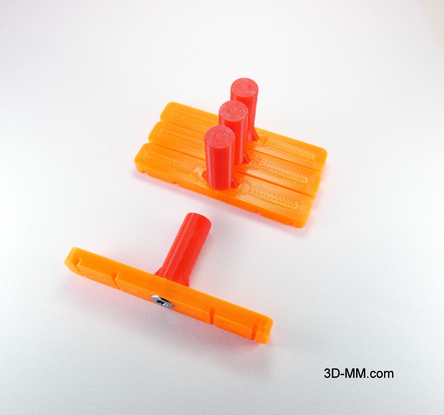 95050-N-336 Parallelgleis-Fixierset (Spur N - Minitrix) 4er-Pack (Set mit 4x Orange 33,6mm)