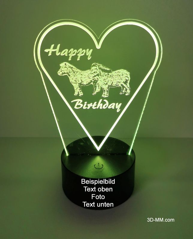 79100 Personalisierte Acryl LED-Lampe 79100 Personalisierte Acryl LED-Lampe