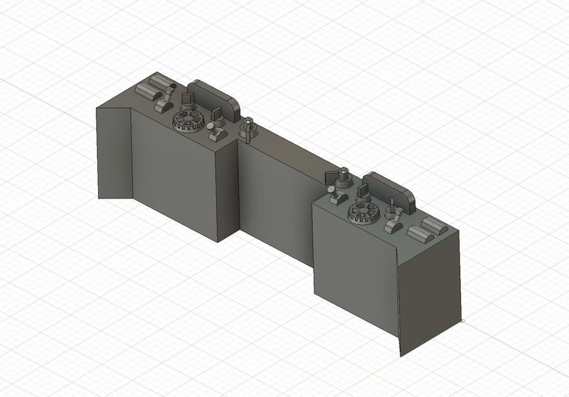 66040 Ersatzteil 1:87 66040 Ersatzteil 1:87 "ET87 Führerstand" (4x teiliges Set) für Trix ET87