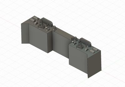 66040 Ersatzteil 1:87 66040 Ersatzteil 1:87 "ET87 Führerstand" (4x teiliges Set) für Trix ET87