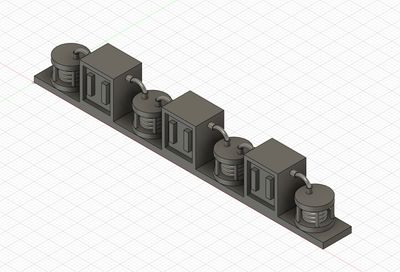 66110 Ersatzteil 1:87 Nachbildung E-Maschinenraum (2 Stück) 66110 Ersatzteil 1:87 Nachbildung E-Maschinenraum (2 Stück)