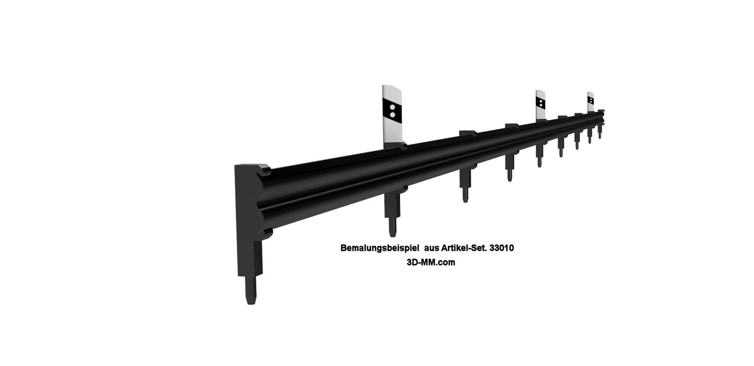 33010 Leitplanken + Begrenzungspfosten Spur H0