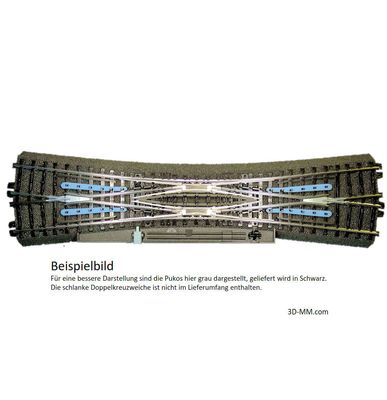 924720 Puko Isolator für C-Gleis Schlanke Doppelkreuzweiche (Nr.24720) 924720 Puko Isolator für C-Gleis Schlanke Doppelkreuzweiche (Nr.24720)