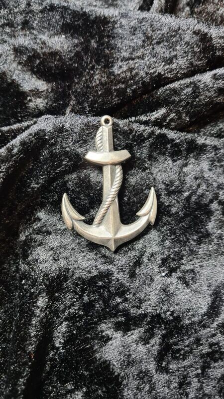 Jugendstil Brosche "Anker"