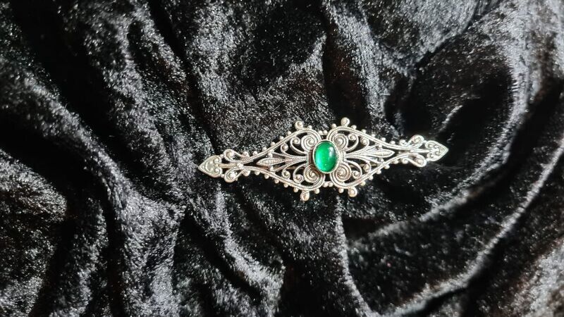 Jugendstil Brosche "Lu"