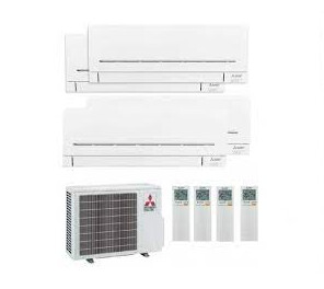 MXZ-4F72VF + 3xMSZ-BT25VGK + MSZ-BT35VGK WIFI