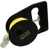 MGE Scuba. Tec 100 Reel, with 100 metres of fluorescent yellow line and SMB Clip