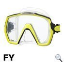 TUSA M1001 Freedom HD   Scuba Dive  Mask  With Clear Silicone Skirt