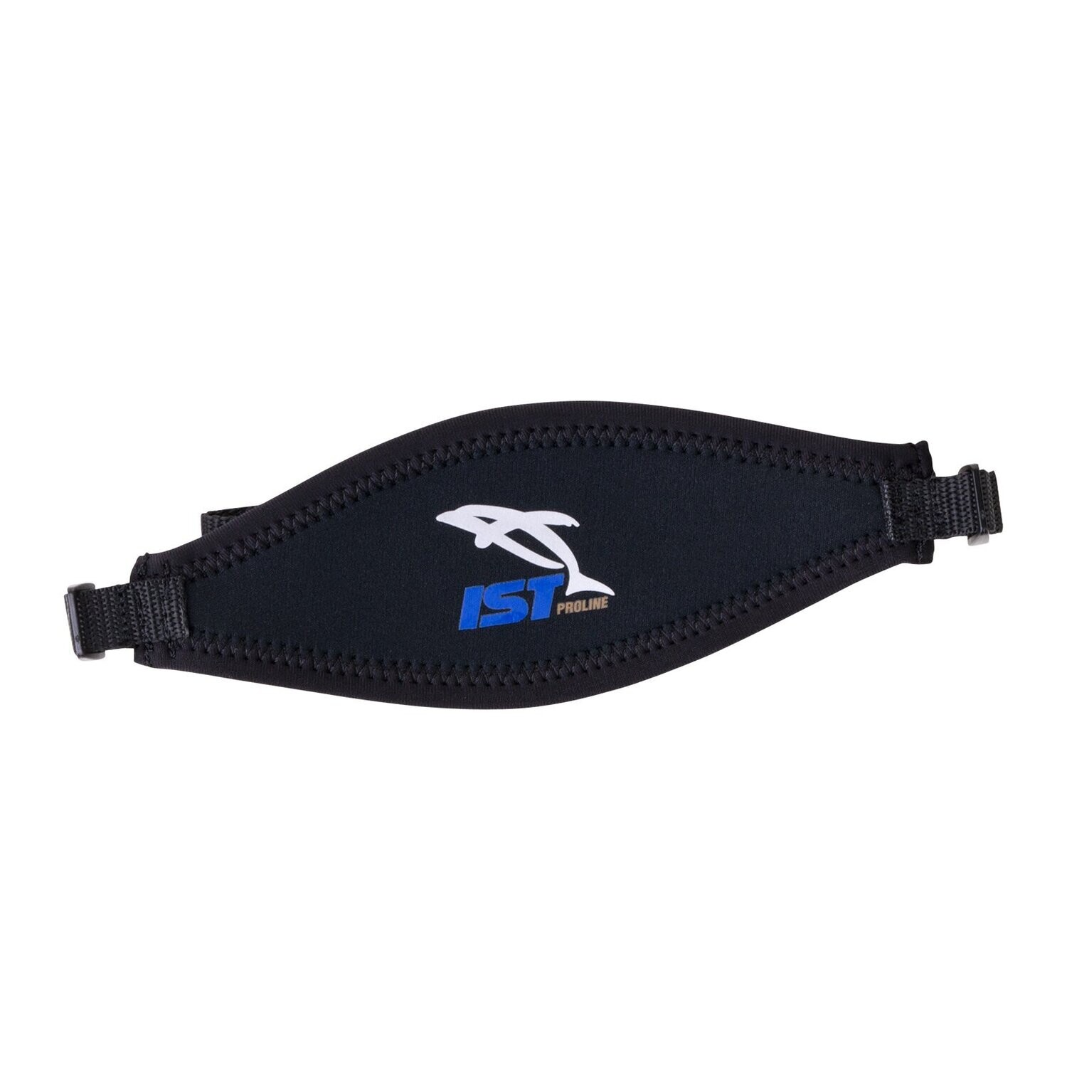 IST Scuba Diving Neoprene Mask Strap Black with webbing , REPLACES MASK STRAP