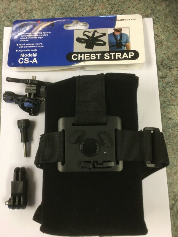 Intova Chest Strap Mount for Sports Action Cameras