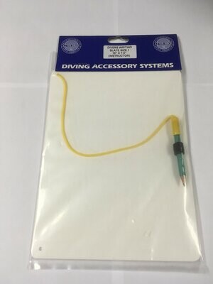 LUMB Scuba diving Divers Writing Slate with attached pencil Choice of sizes