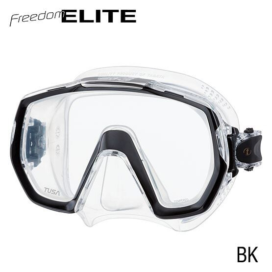 TUSA M1003 Freedom ELITE SCUBA DIVE Mask WITH CLEAR SILICONE SKIRT