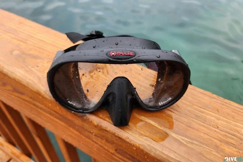 HOLLIS M1 Frameless Scuba Dive Mask BLACK