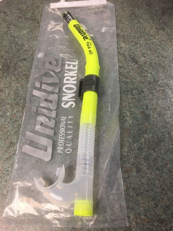 UNIDIVE 7706  Snorkel  With Purge Mouthpiece drain