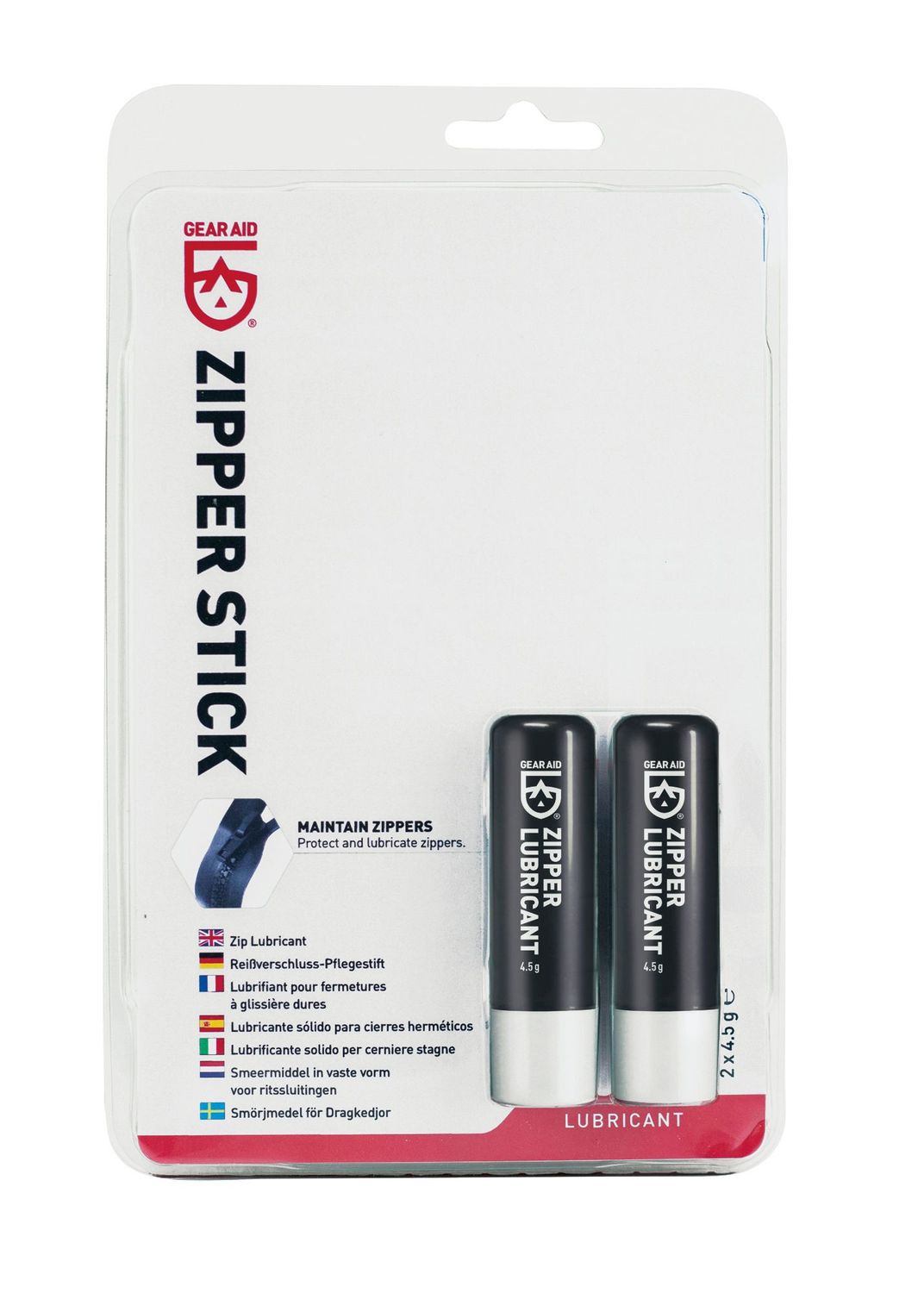 McNETT Gear Aid  2 x Zipper Solid  sticks Zip Lubricant