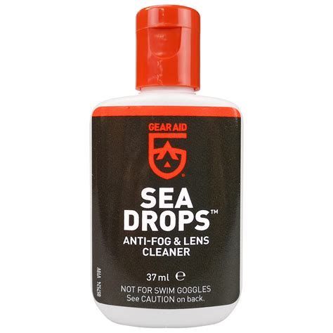 MC NETT GEAR AID Sea Drops Anti Fog & Lens Cleaner 37ML BOTTLE MC NETT GEAR AID Sea Drops Anti Fog & Lens Cleaner 37ML BOTTLE