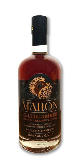 MARON - CELTIC AMBER - Premium Whisky-Kastanienlikör (26% Alkohol) Premium Whisky-Kastanienlikör