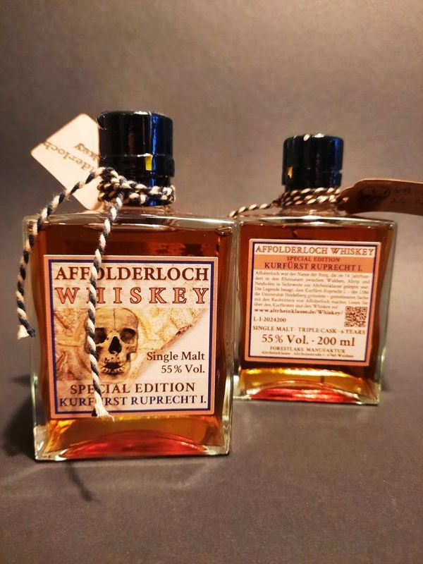 Affolderloch Single Malt Whiskey, Special Edition Kurfürst Ruprecht I. Affolderloch Single Malt Whiskey, Special Edition Kurfürst Ruprecht I.