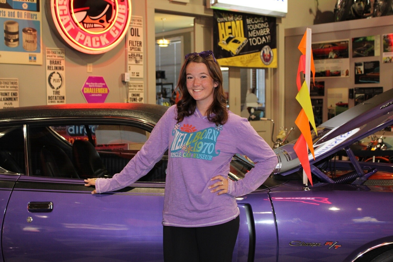 Purple 70&#39;s Theme Hoodie
