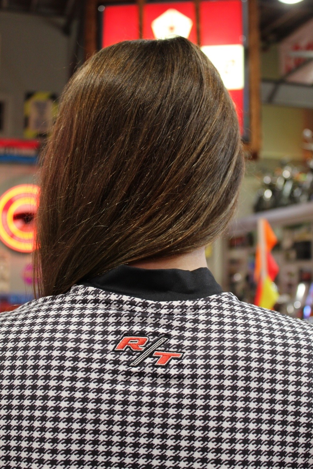 Women&#39;s Houndstooth Long Sleeve