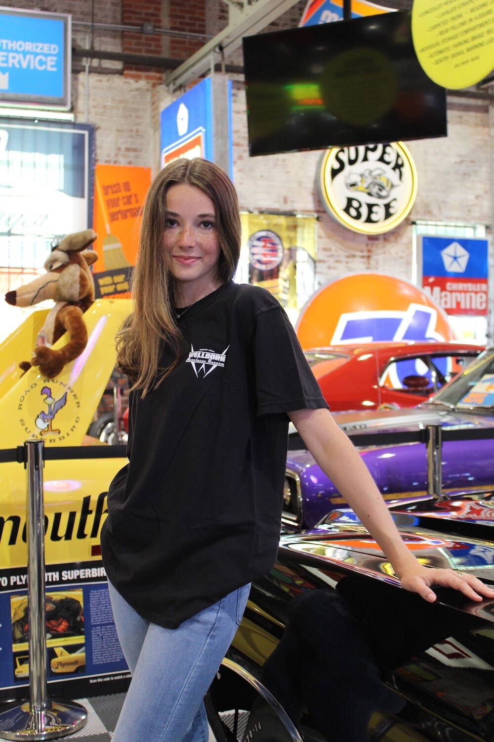 Black Hemi Engine Tee