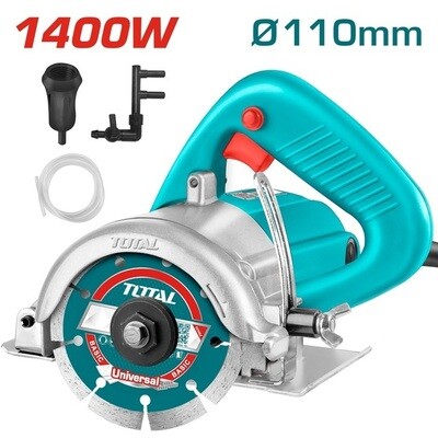 TOTAL Marble cutter - 1400W, Blade Dia: 110mm x
20mm TS3141102