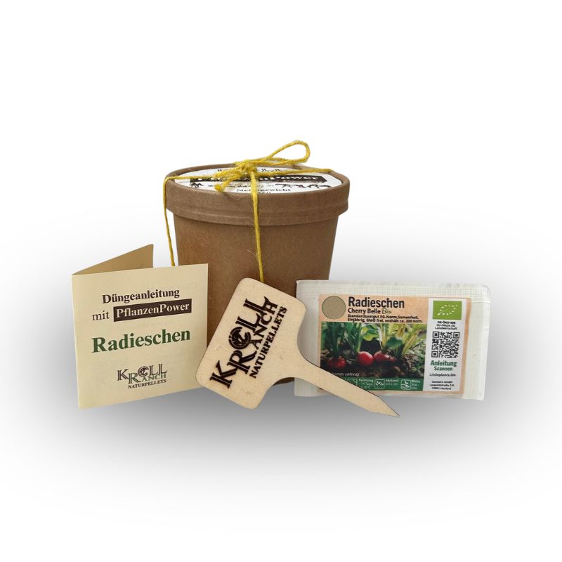 PflanzenPower Geschenkset „Radieschen“
