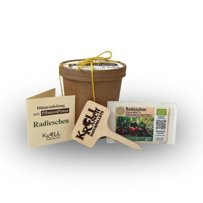 PflanzenPower Geschenkset „Radieschen“