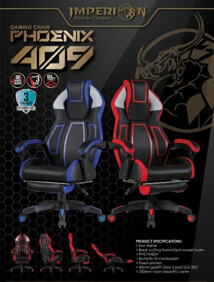 Gaming chair imperion Phoenix 409 - Kursi Kantor gaming