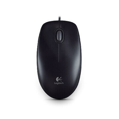 Mouse logitech wired usb 2.0 optical full-size 1000dpi M100r