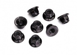 Nuts flanged locking steel 5mm - 8447