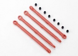 Toe link F/R molded Comp red