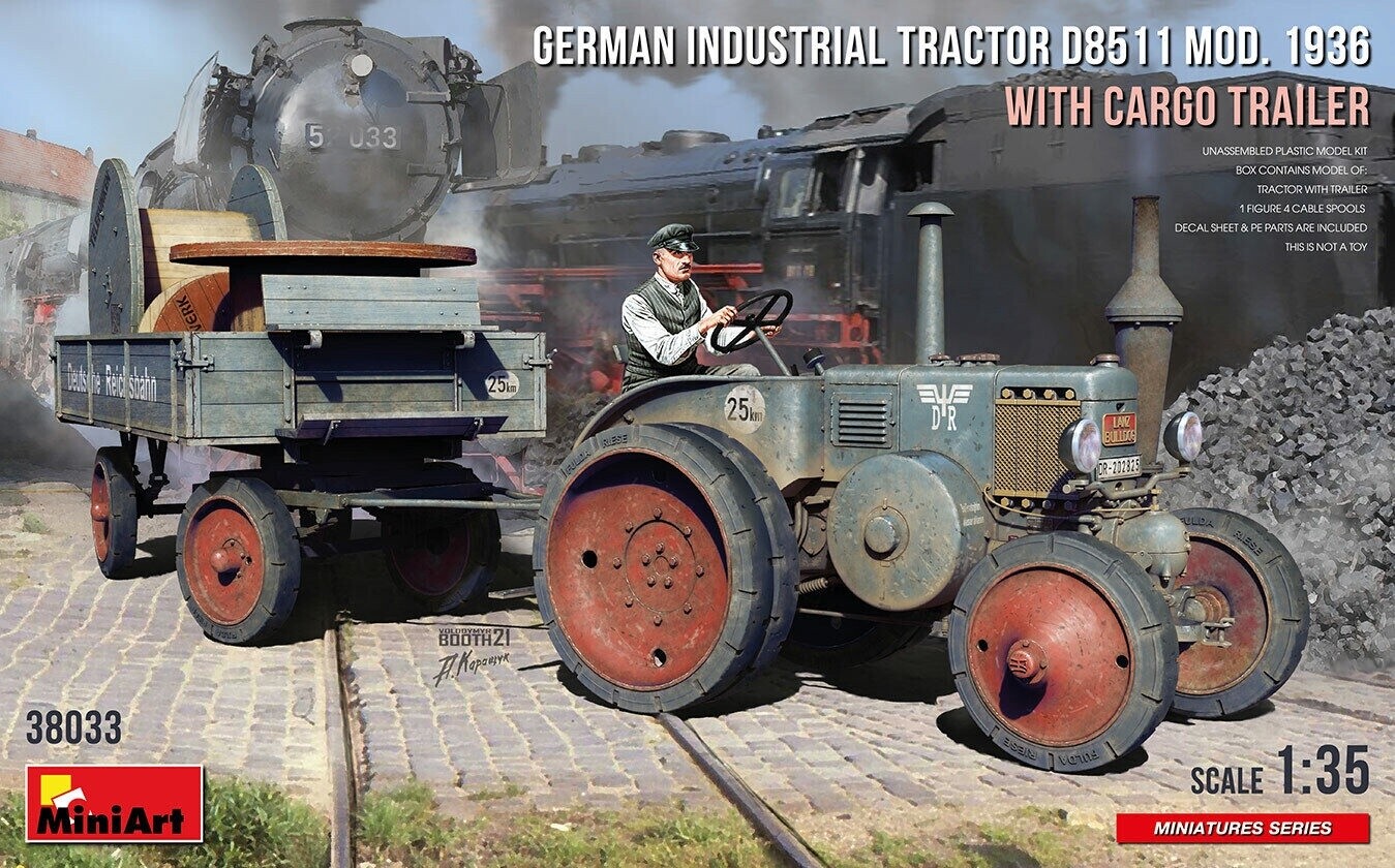 1/35 German Industrial Tractor D85 11 Mod. 1936