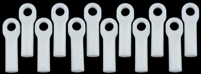 Trx 1/10th Scale Rod Ends -long  white