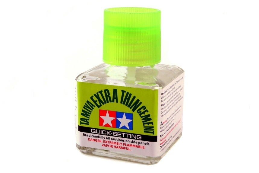 TAM87182 Tamiya Extra-Thin Quick-Setting Cement (40ml)