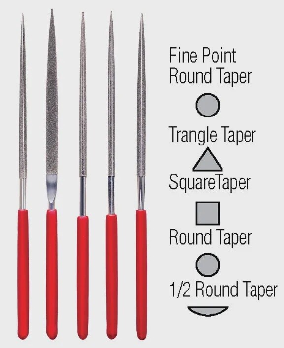 5-pc Fine Tip Diamond File Set