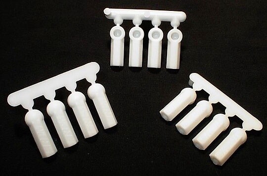 Heavy Duty Rod Ends (12) 4-40 white