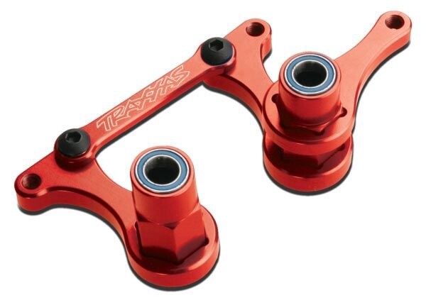 Bellcranks/Draglink alum red - 3743X